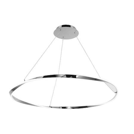 Dweled Eternal 41in LED Pendant 3000K in Chrome PD-180